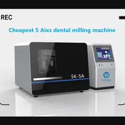 Yucera Dental Milling Machine Cad Cam Dental Zirconia Block SK-5A 5axis Dental Milling Machine