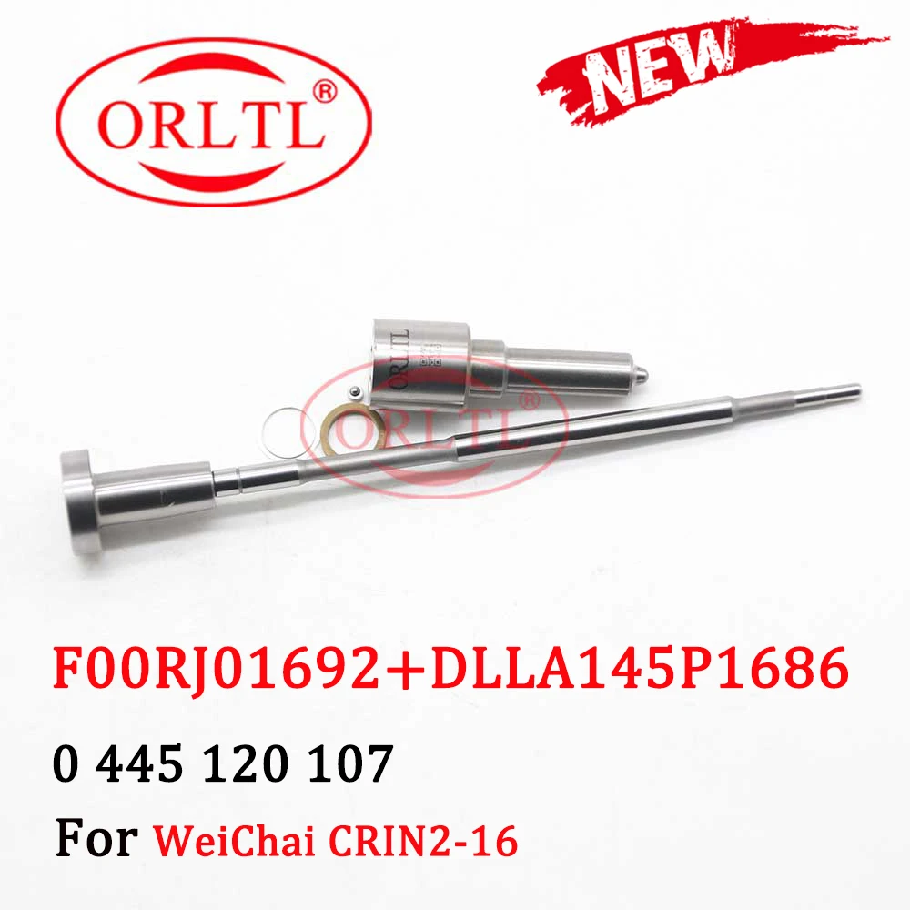 

DLLA 145 P 1686 Diesel Injector 0445120107 Repair Kits Nozzle DLLA145P1686 0433172033 Fuel Valve F00RJ01692 for weichai CRIN2-16