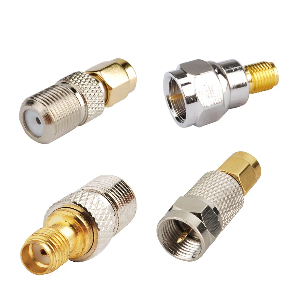 Superbat 4pcs DAB/DAB+/FM/AM Car Radio Aerial Adapter RF Coaxial Connector Adapter Test Converter Kit Set