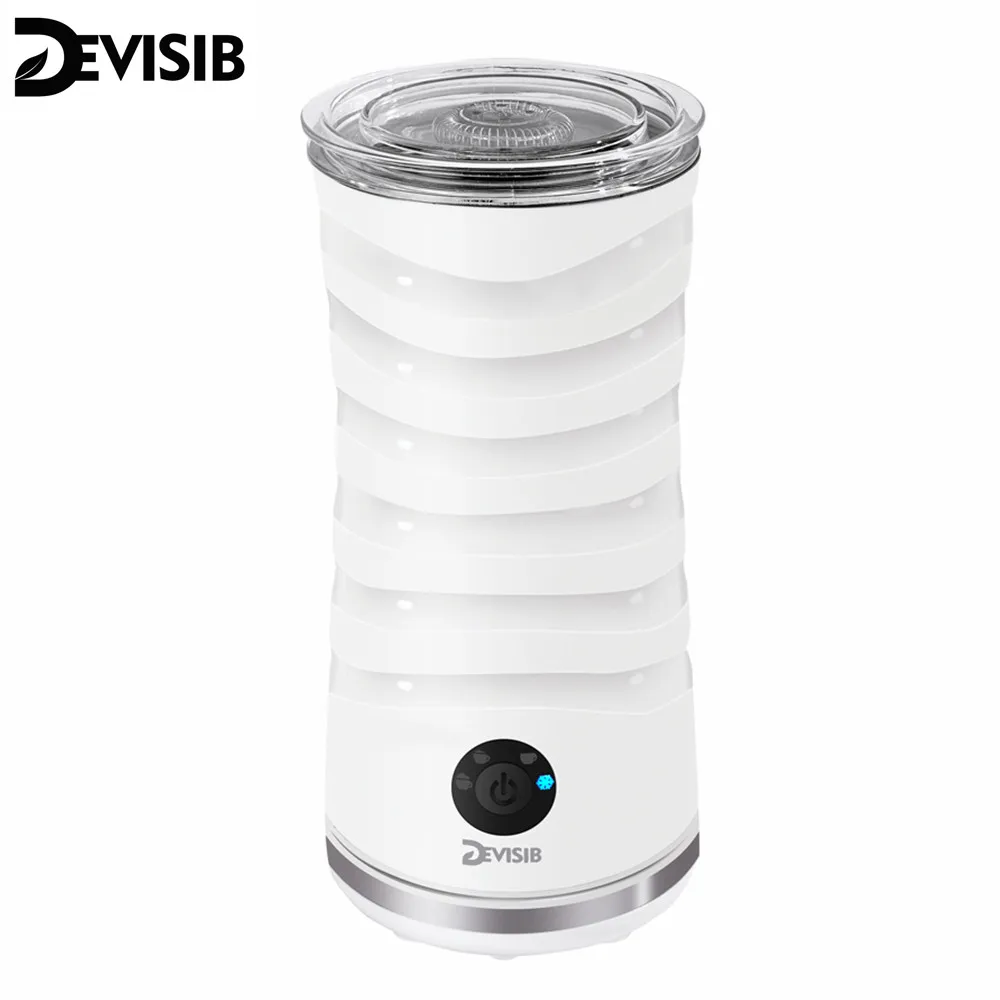 

DEVISIB 4 in 1 Automatic Milk Frother Electric Hot and Cold for Making Latte Cappuccino Coffee Frothing Foamer