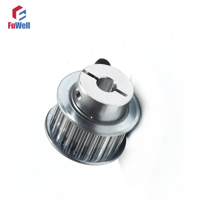 HTD5M-16T Clamp Type Timing Pulley 16mm Belt Width Toothed Belt Pulleys 5/6/6.35/7/8mm 16Teeth Synchronous Gear Pulley