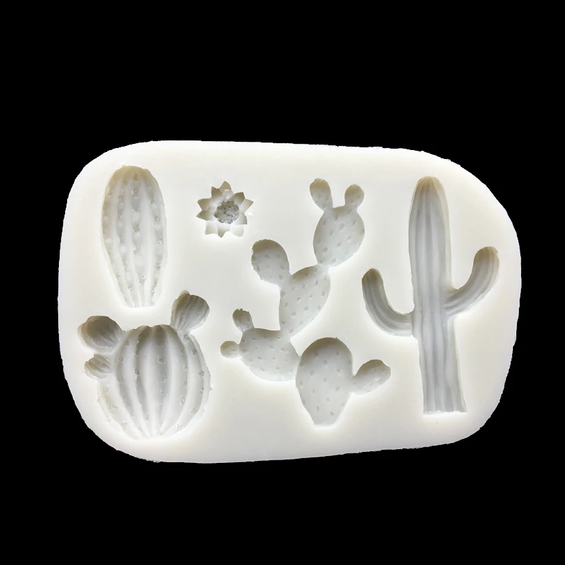 Cactus Silicone Mold Sugarcraft Chocolate Cupcake Baking Mold Fondant Cake Decorating Tools