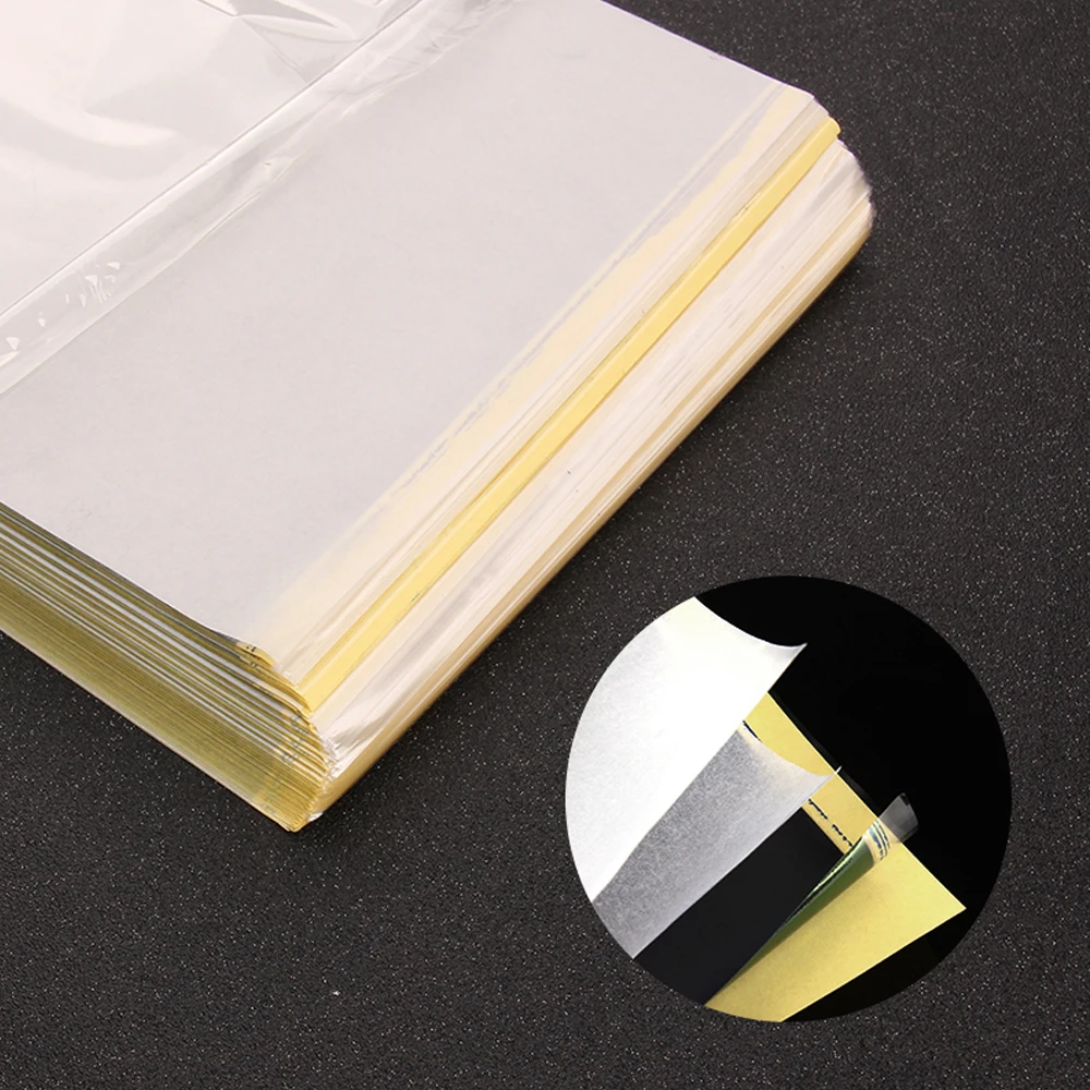 10/20/50/100PCS Tattoo transfer paper 4 Layer Carbon Thermal Stencil Tattoo Transfer Paper Copy Paper Tracing Paper