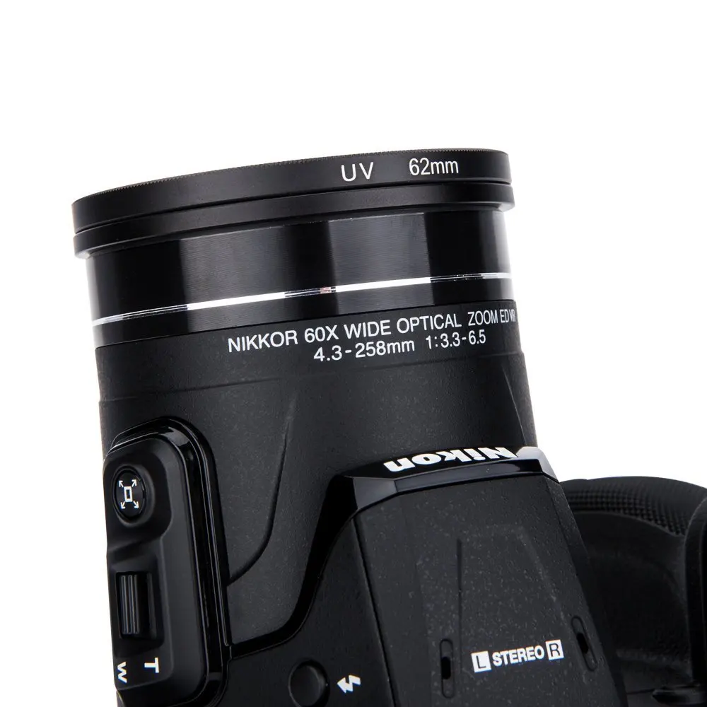 UV フィルター & レンズフードキャップアダプターリング Nikon Coolpix