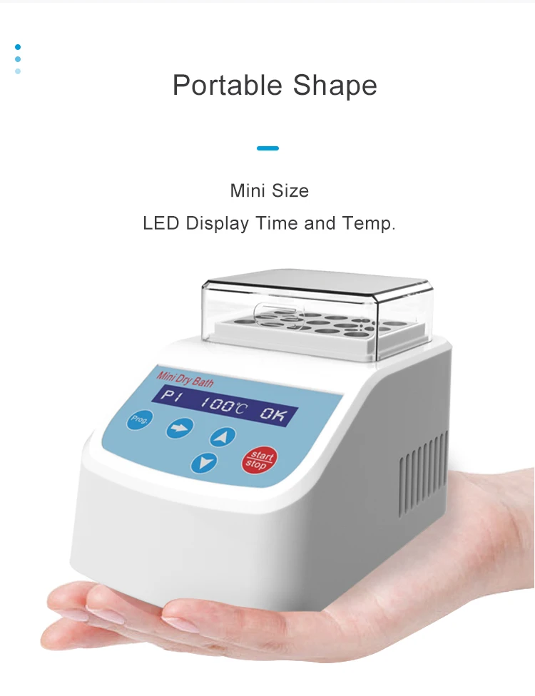 MINIB Digital Display Portable Thermostatic Dry Bath Incubator With Heating Block