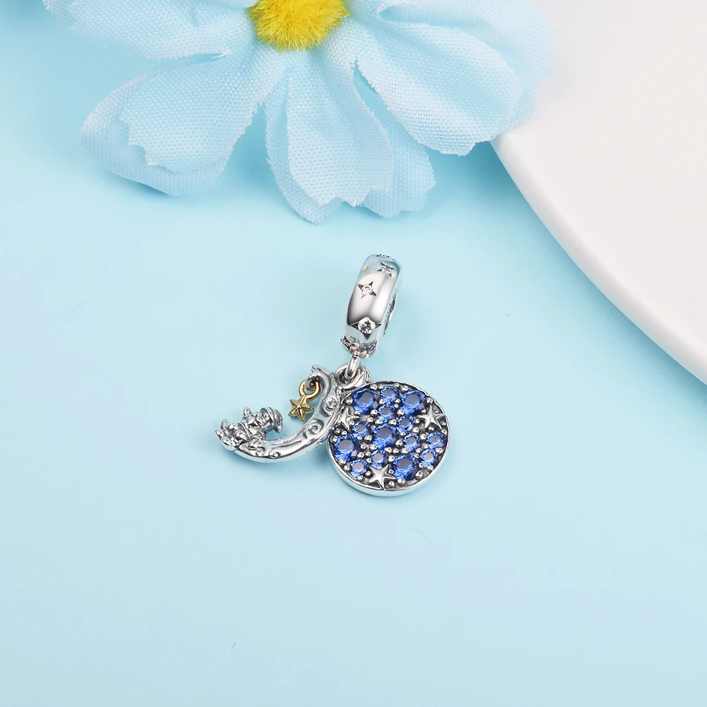 Winter Snake Chain Bracelets Girl Friends 100% Real Silver 2021 Trend Logo Dangle Pendant Beads S925 Sterling Jewelry Charm