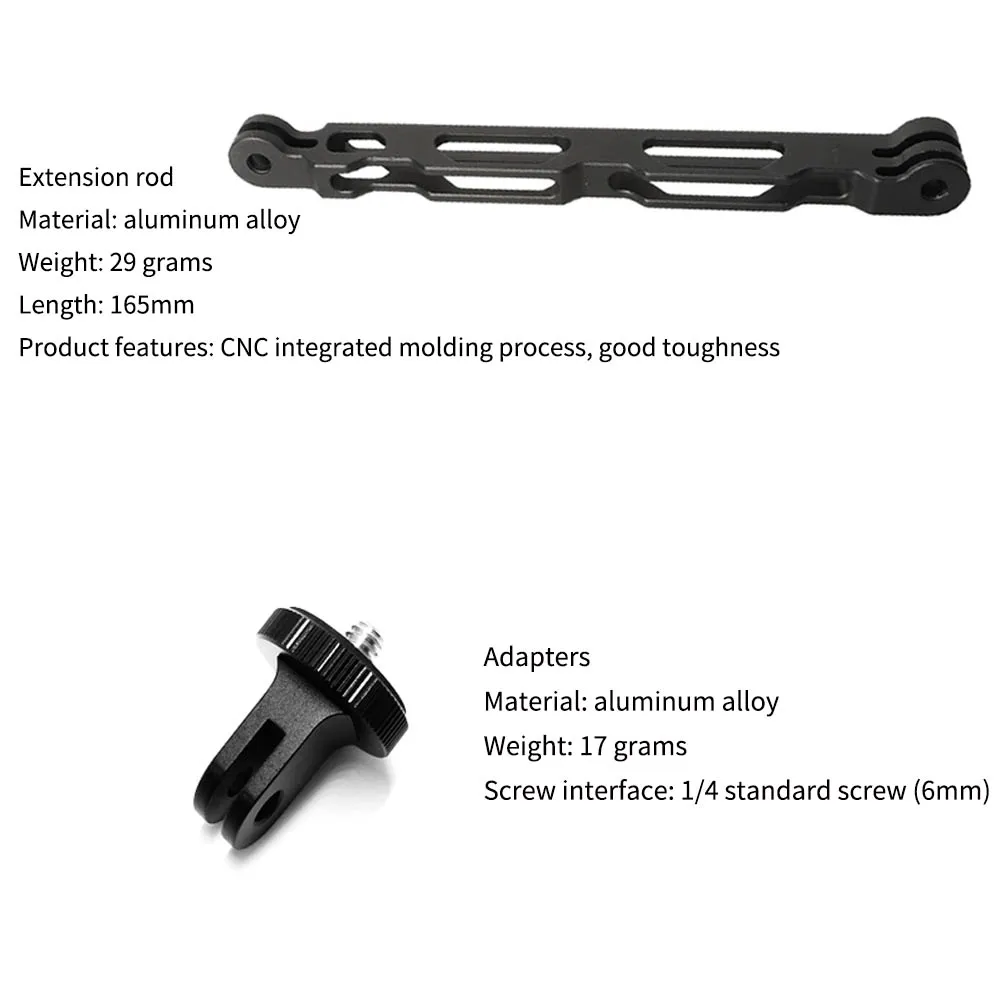 TUYU Insta360 One X Helmet Stand for Insta 360 Accessories Bicycle Motorcycle Extreme Sports Stand Helmet Mounting Accessories
