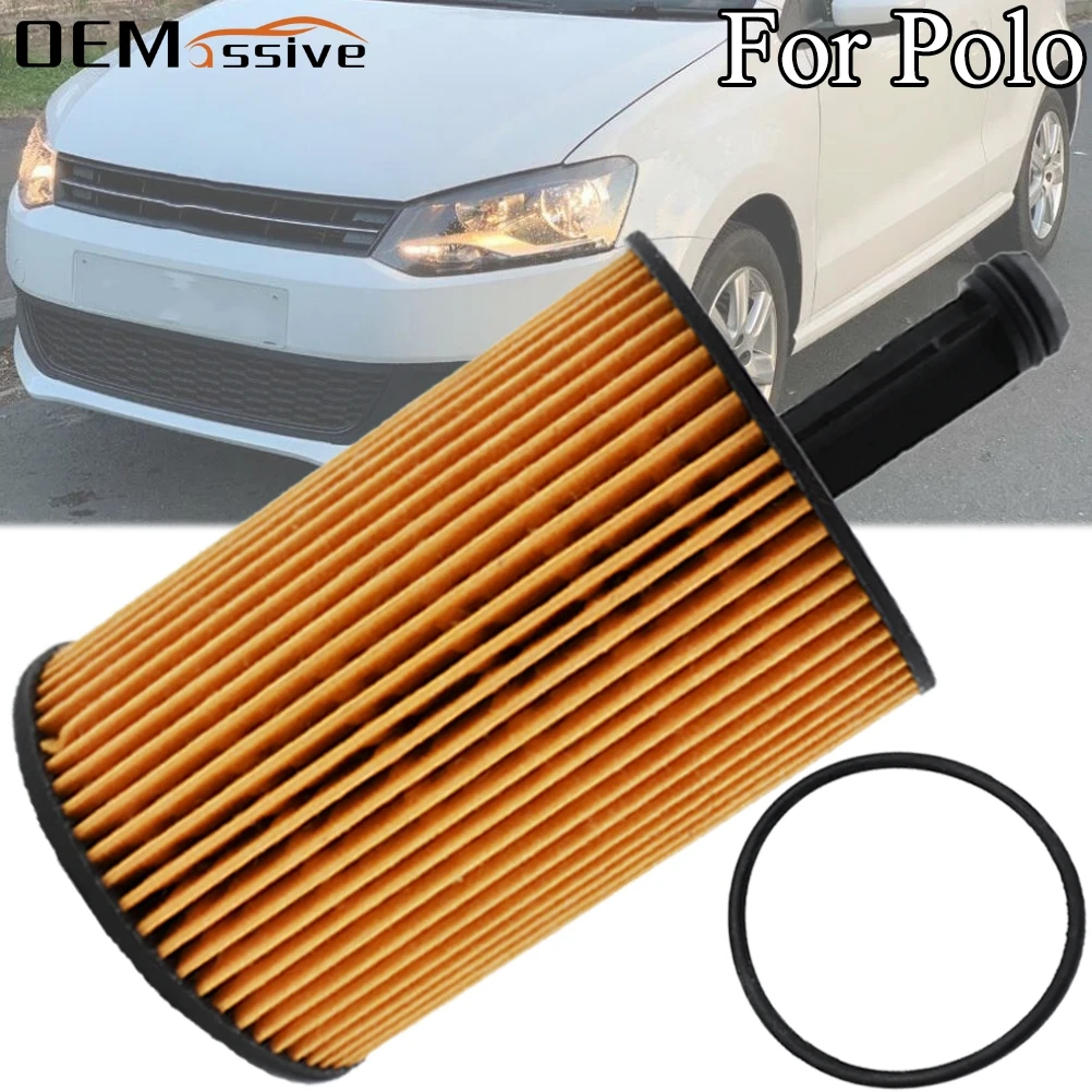 Oil Filter For VW Polo 6R 9N 2005 2006 2007 2008 2009 2010 2011 2012 2013 2014 2015 2016 1198ccm 1422ccm 1896ccm 1.2 1.4 1.9 TDI