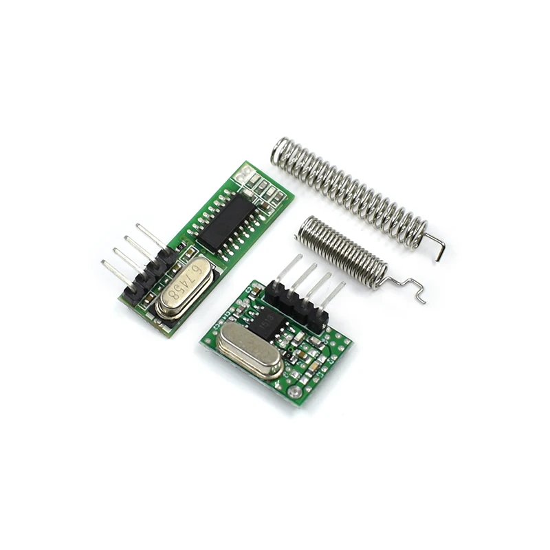 Modulo ricevitore e trasmettitore RF supereterodina 433 Mhz telecomandi 433 Mhz per modulo Wireless Arduino uno kit fai da te