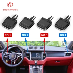 Auto Front Airco Ac Vent Grille Clip Schuifregelaar Reparatie Set Voor Porsche Macan 2014-2017