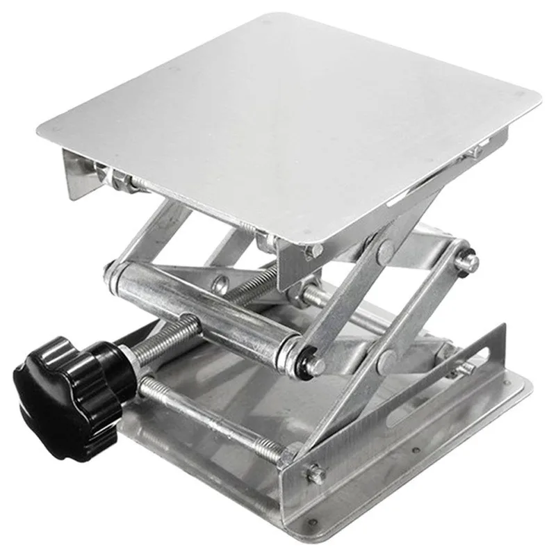 Laboratory Manual Stainless Steel Lifting Platform 100x100mm Small Lifting Platform