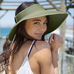 Chapeau de paille africain pliable pour femmes, couvre-chef de plage, protection UV, panama, été 2021