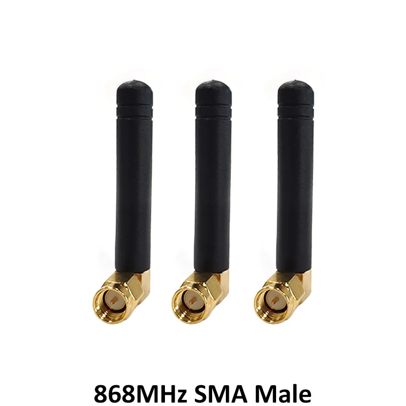 GRANDWISDOM 20pcs 868mhz antenna 3dbi sma male 915mhz lora antene pbx iot module lorawan signal receiver antena