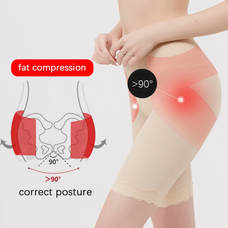 Female Slimming Control Panties Tummy Compression Body Shaper Lace Sexy Underwear Butt Lifter Thigh Shaping Panty Shapewear