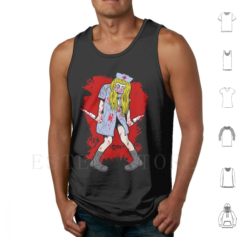 Boody Mary 2020 V Tank Tops Vest Sleeveless Bloody Mary Nurse Knife Blade Knives Blood Murder Kill Killing