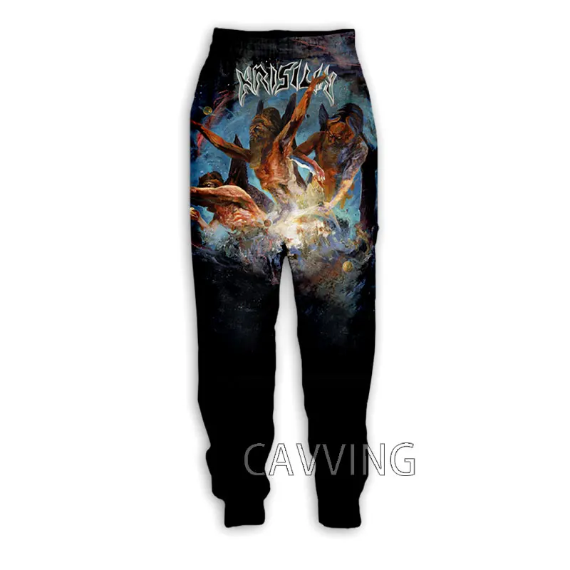 CAVVING-Pantalones deportivos informales con estampado 3D para mujer y hombre, Jogging, Krisiun Rock