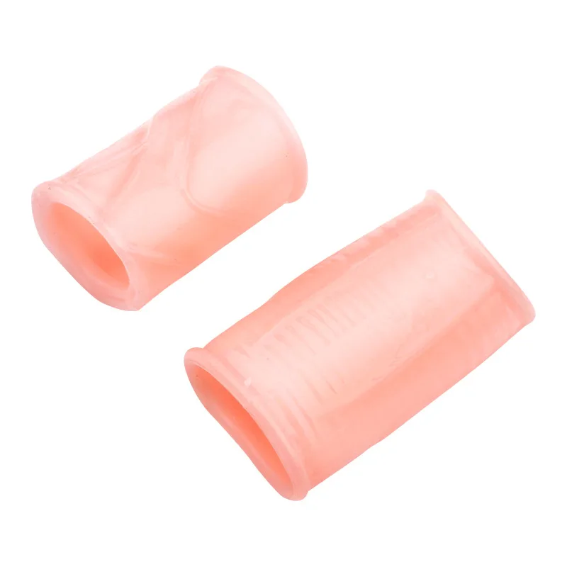 2pcs Foreskin Correction Penis Ring Protection Prepuce Penis Sleeve for Men Delay Ejaculation Glans Cock Sleeve Sex Toys for Men