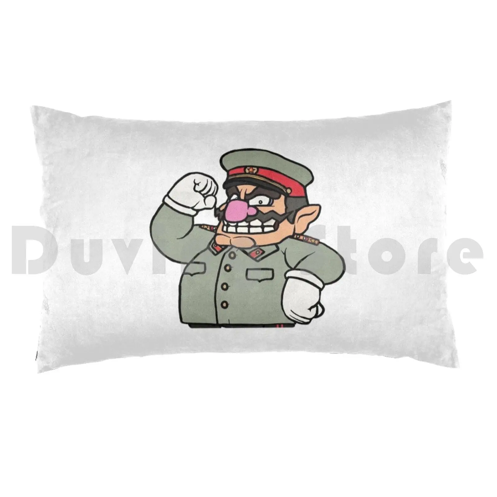 Wario Stalin Pillow Case 20*30 Inch Wario Stalin Super Ussr Soviet Union Wah