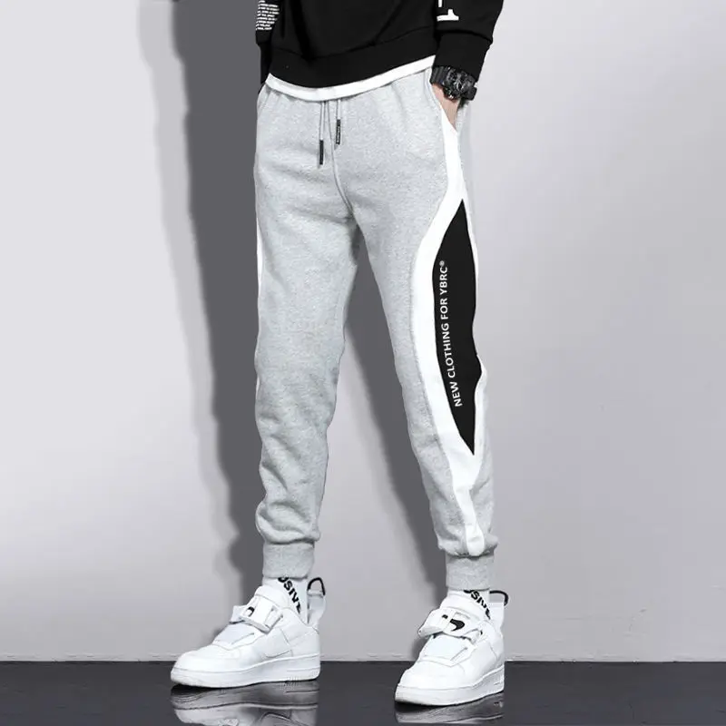 Hombre pantalón sudadera deportiva Primavera Verano Streetwear de los hombres moda tendencia Casual estudiantes Plus tamaño 5XL tobillo-longitud