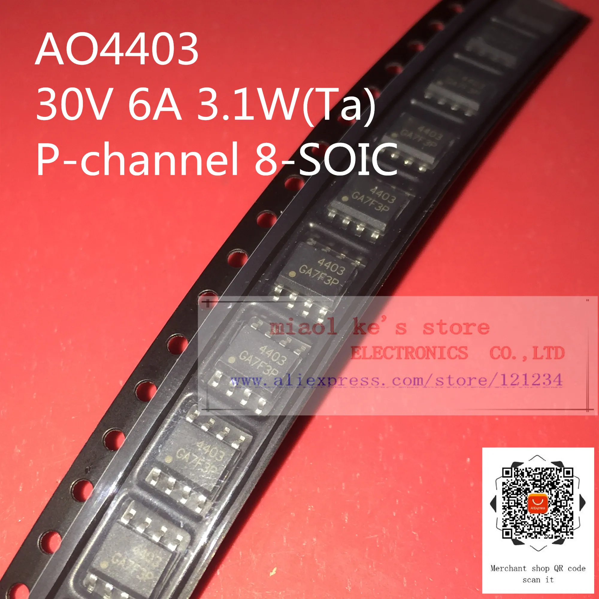 [10pcs] AO4304 AO4403 AO4403L AO4404B AO4404BL AO4405 AO4405L AO4406 AO4406A AO4407 AO4407A AO4407L 4403 4404B 4405 4406A 4407A