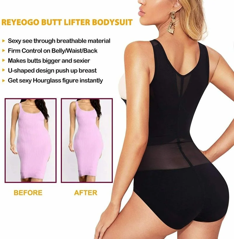 Women Waist trainer body shaper butt lifter Shapewear Bodysuit Belly Control belt Slimming pants Underwear Fajas Colombianas Top