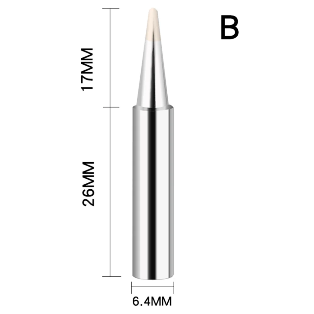 5Pcs I + B + K + 2.4D + 3C Soldering เหล็กทองแดงบริสุทธิ์900M หัวแร้งชุดภายในร้อนทองแดงไฟฟ้า Soldering Iron