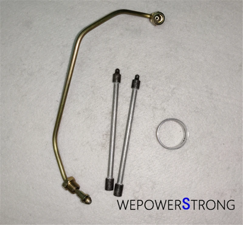 Valve Cover High Pressure Fuel Pipe Main Bush Push Rod Kit(5PC Set) For 170F 173F 178F 186F 188F 192F Diesel Engine Generator