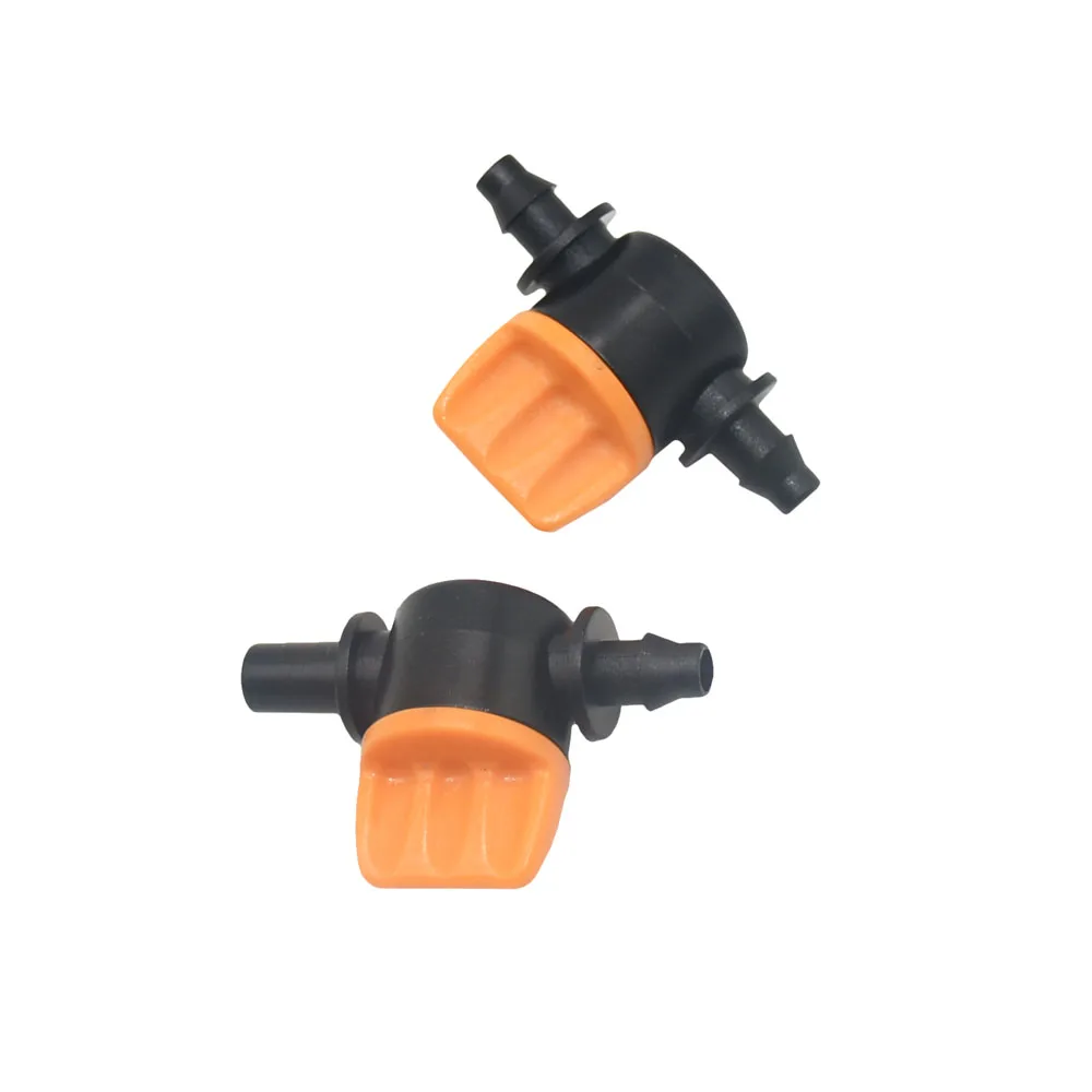 10pcs 4/7mm Hose Mini Valve 1/4\