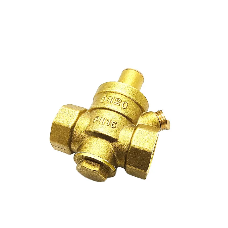 1/2" 3/4" 3" 4" Messing einstellbares Druckminderventil Innengewindefilter Druckminderventil mit Manometer – Detail 8