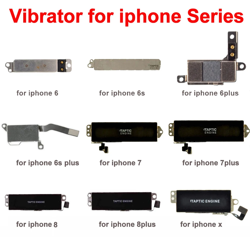 Aokin Vibrator for iPhone 5 5S 5C 6 6S 7 8 Plus X Motor Repair Parts Vibrate Motor for iphone 7 plus