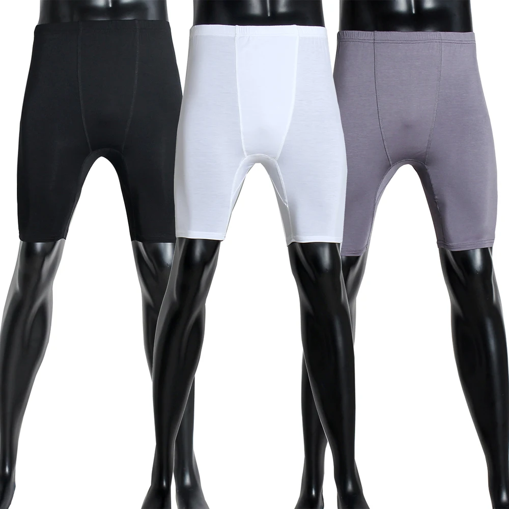 Fashion Pajamas Mens Short Long Legging Thobe Islamic Bottoms Underwear Elastic Waist Gym Training Sports Shorts Pants Trousers