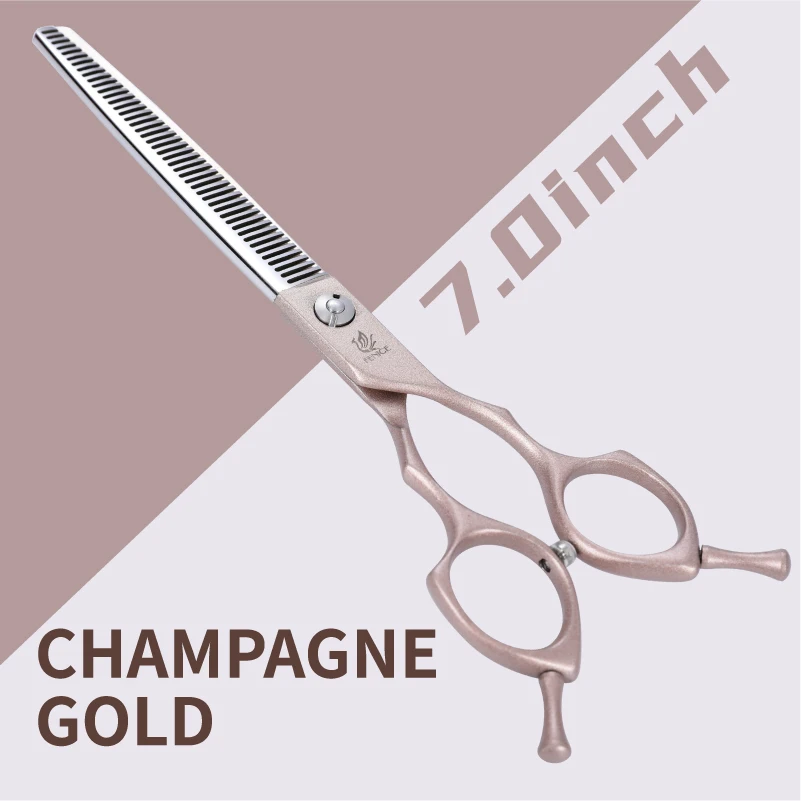 Fenice JP440C 6.5/7,0 inch Professional Dog Pflege Ausdünnung Schere Bunte Pet Scheren Rot/Champagner/Blau/schwarz/Lila 6