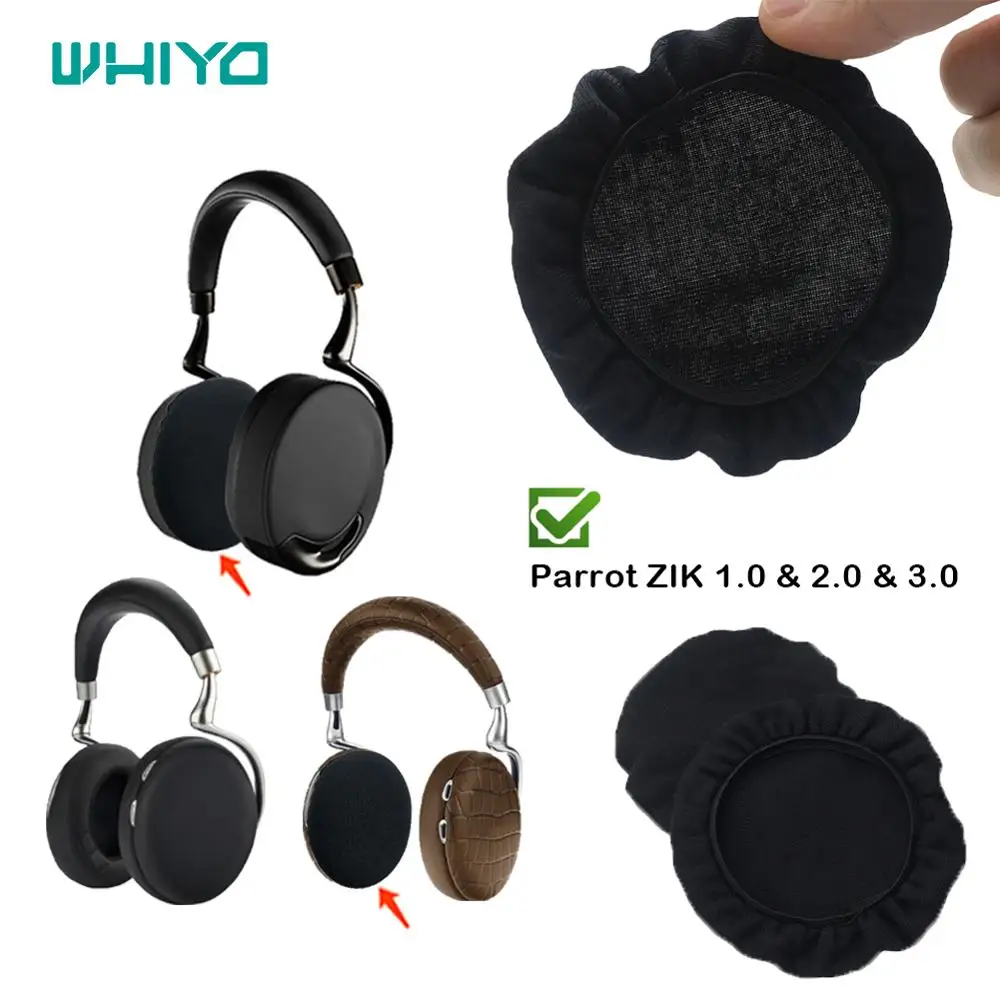 

Whiyo Earpads for Parrot ZIK 1.0 2.0 3.0 by Philippe Headphones Stretch Covers Sweat Absorption Washable Germproof Deodorizing