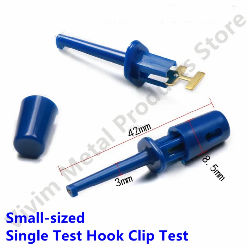 

Mini 12Pcs Or 10pcs Single Test Hook Clip Test Probe For Electronic Testing IC Grabber Large Round Crocodile Clip Hook Test Clip