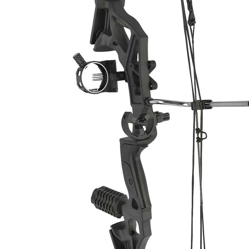 Adjustable 35-50lbs Archery Pulley Compound Bow 260FPS High Labor Saving Ratio Right Hand Bow 31.5