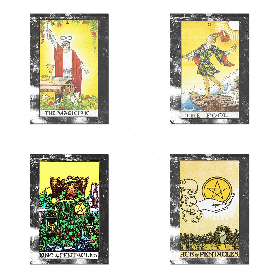 Tarot-art printing poster gift photo wall home decoration-magic fantasy reading wealth spiritual pagan