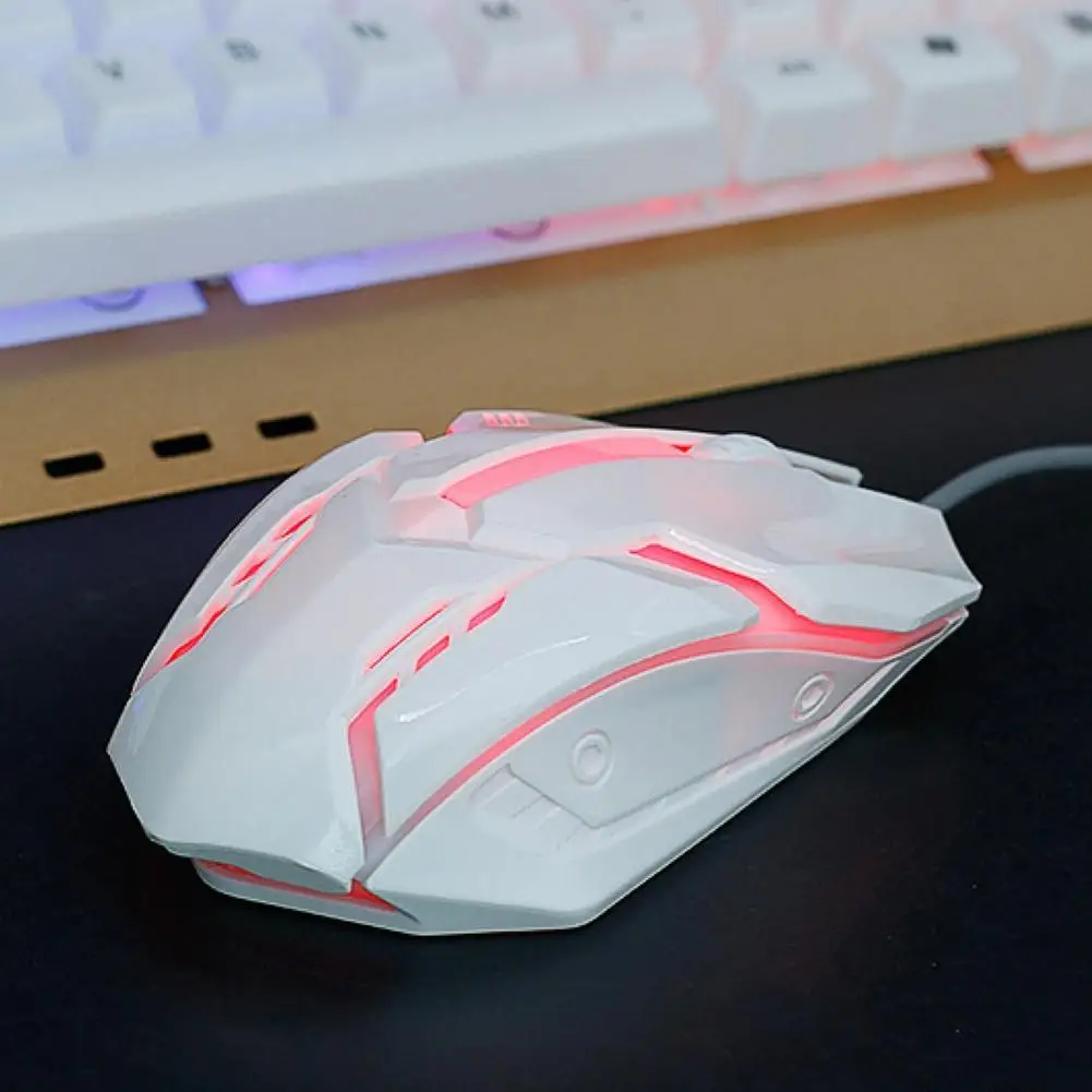 Home Office Gamer Mouse 3 Keys 1200DPI USB Wired Optical Gaming Mouse Mice for PC Laptop