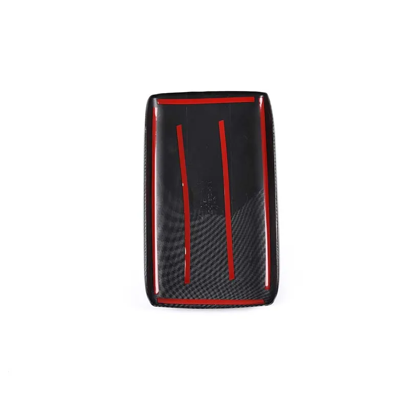 Carbon Fiber Color Center Console Armrest Storage Box Protection Cover Trim For Honda Civic 11th Gen 2022 Car Styling Interior