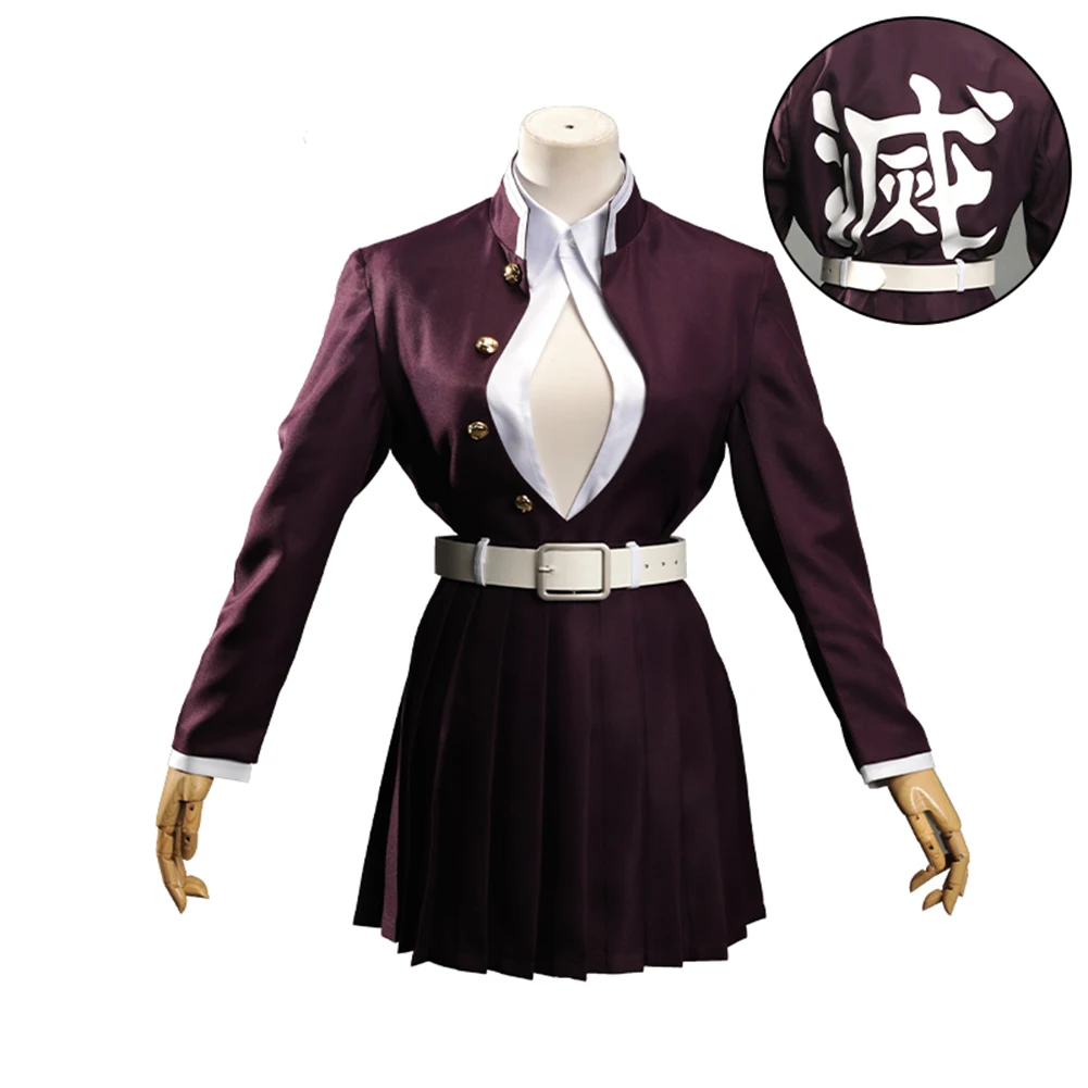 Brdwn Dämon Slayer Kimetsu keine Yaiba Frauen Tsuyuri Kanawo Cosplay Kostüm Kimono Cape Anzug