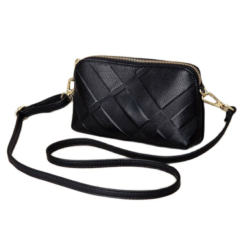 Genuine Leather Small Ladies Crossbody Bags Female Casual Shoulder Bags For Women Luxury Handbag Fashion Purse Clutch Bag