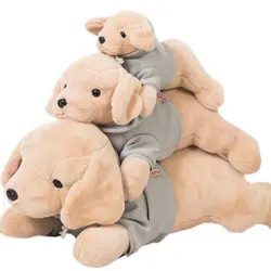 Golden Retriever Plush Toys Stuffed Animal Puppy Doll Soft Labrador Dog Pillow Appease Gifts for Kids Girls Baby Room Decoration