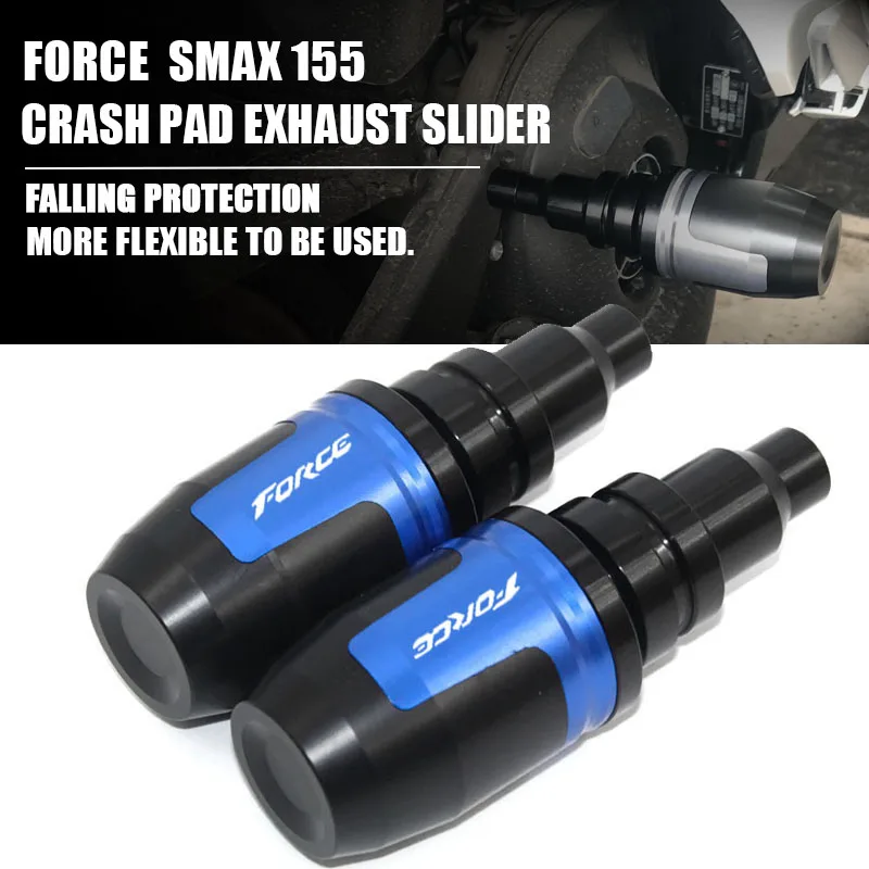 For  FORCE155 SMAX155 FORCE 155 SMAX 155 Motorcycle Falling Protection Frame Fairing Guard Exhaust Sliders Crash Protector