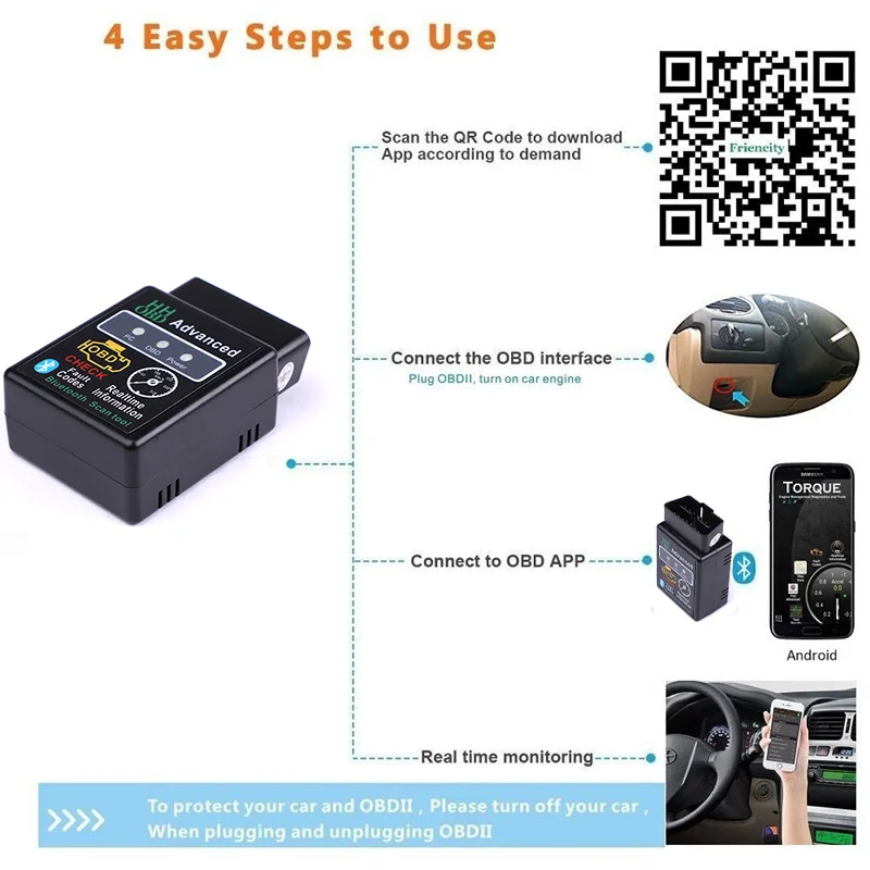 أداة تشخيص السيارة بلوتوث Obd ELM327 لأوبل زافيرا a b Astra h g j k f Mokka Corsa b c d Vectra