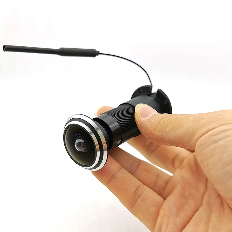 1080P Security Wifi Wireless Door Eye camera IP Gate Yard Bullet Wide Angle FishEye Lens Mini Peephole CCTV P2P ICSEE App