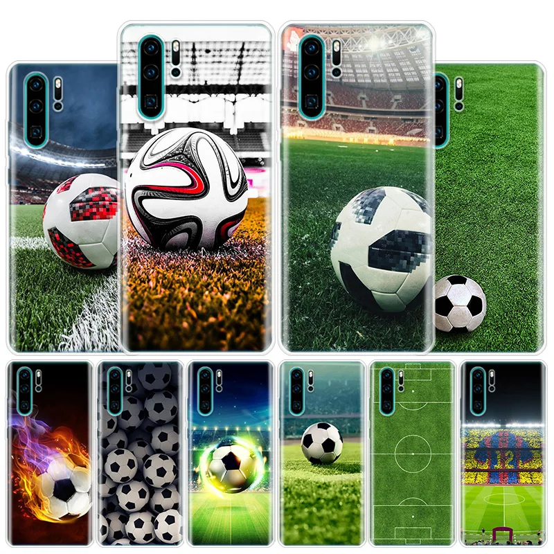 Football soccer ball design Cover Phone Case For Huawei Y5 Y6 Y7 Y9S P Smart Z 2019 Honor 10 Lite 9 20 9X 8S 8X 8A Pro 7A 7X