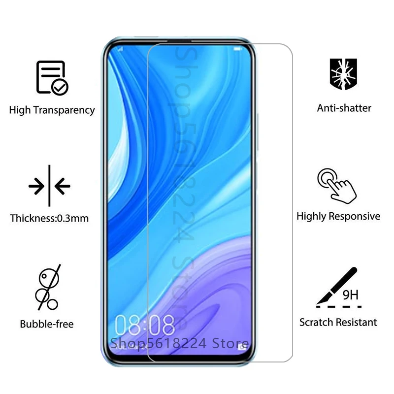 protective glass for huawei p smart pro 2019 tempered glas on psmart smar smat screen protector huawey huwei hawei huawi huawai