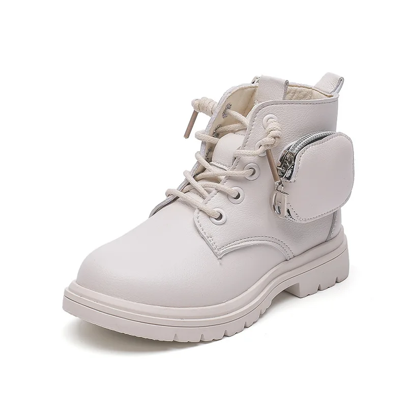 Girls boots 2022 new children short boots boys fashion spring and autumn single British style short boots