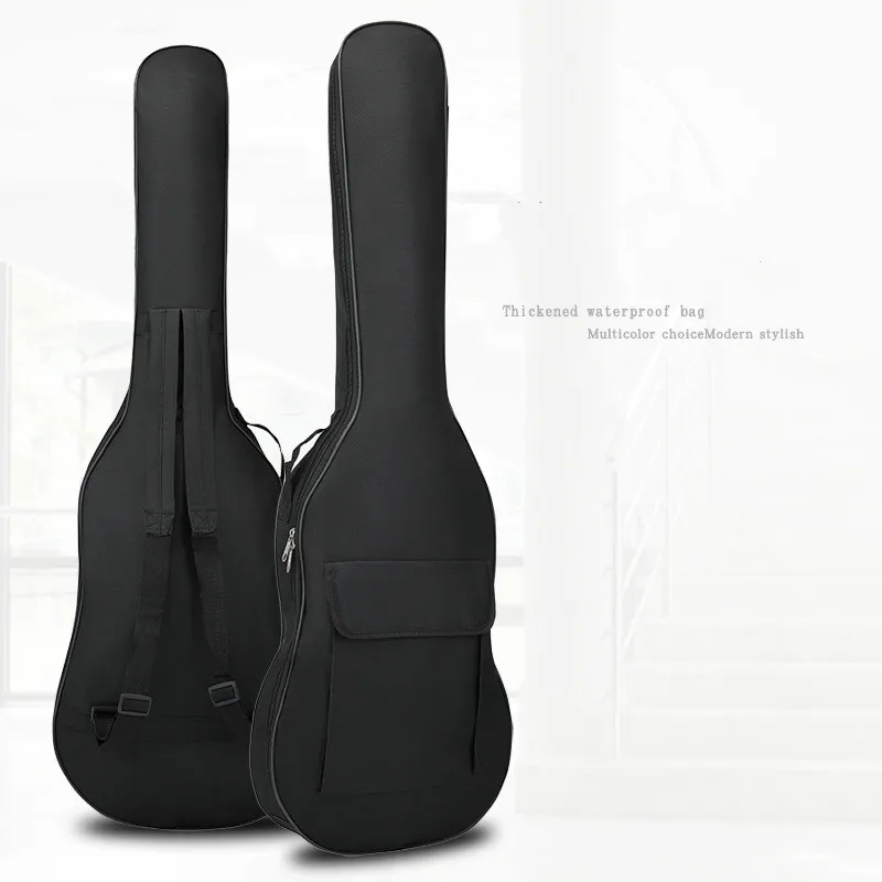 New Electric Guitar Bag Padded Electric Guitar Gig Bag Case 5mm Padding Dual Adjustable Shoulder Strap Electric Guitar Case