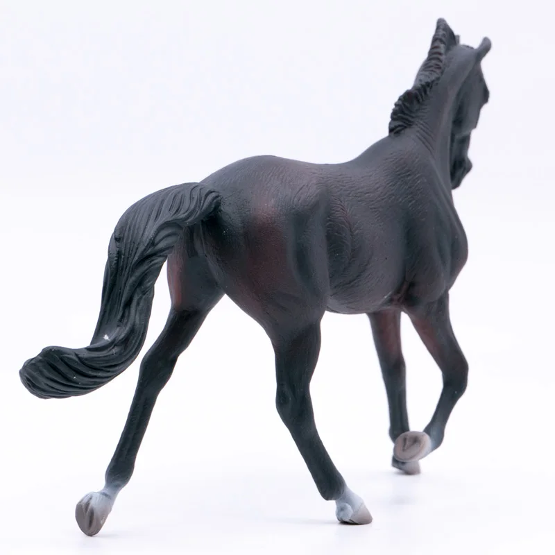 Collecta PVC Farm Animals Figurine, puro-sangue, cavalo preto, escala 1:20, modelo de brinquedo para meninos e meninas, #88478