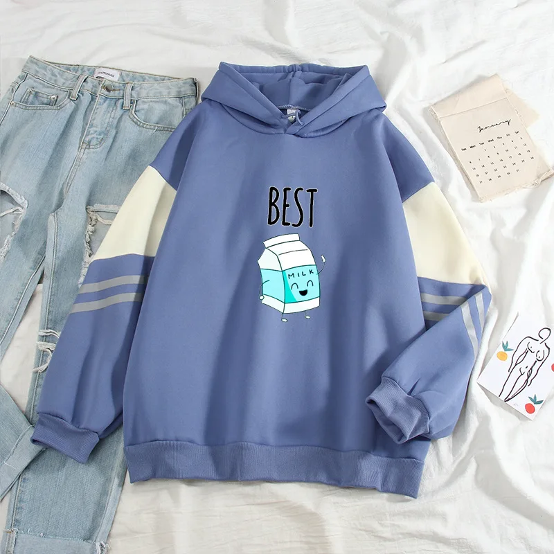 Best Friends Hoodie Couples Best Friends Best Friends Printed Hoodie Europe and America Plus Fleece Hoodie